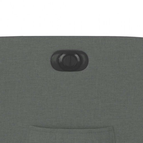 Eldrevet lænestol med løftefunktion stof mørkegrå