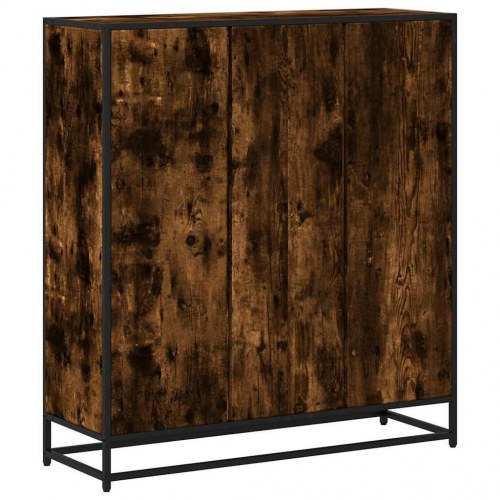 Bogreol 97,5 x 33 x 107,5 cm - røget eg