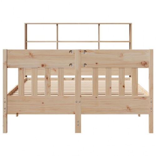 Sengeramme uden madras 160x200 cm massivt fyrretræ