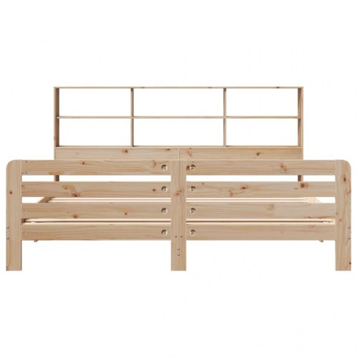 Sengeramme uden madras 180x200 cm massivt fyrretræ