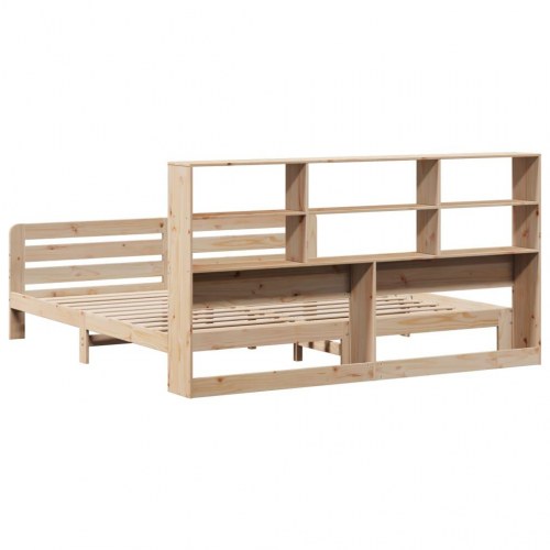 Sengeramme uden madras 180x200 cm massivt fyrretræ