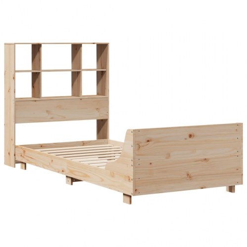 Sengeramme uden madras 100x200 cm massivt fyrretræ