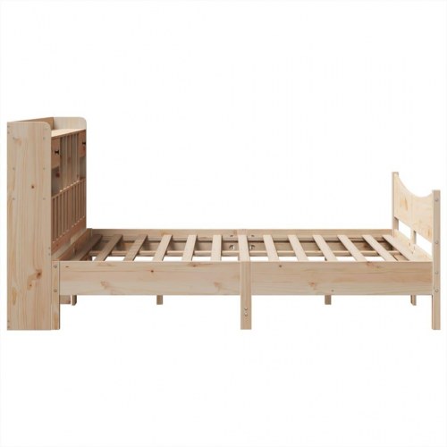 Sengeramme uden madras 150x200 cm massivt fyrretræ