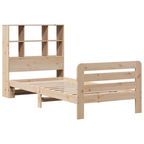 Sengeramme uden madras 90x200 cm massivt fyrretræ