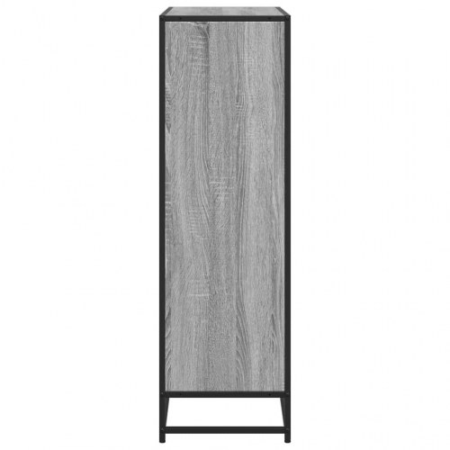 Bogreol med 9 rum 97,5 x 33 x 107,5 cm - grå sonoma-eg