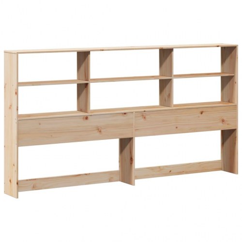 Sengeramme uden madras 200x200 cm massivt fyrretræ
