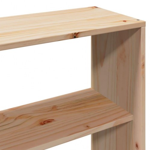 Sengeramme uden madras 200x200 cm massivt fyrretræ