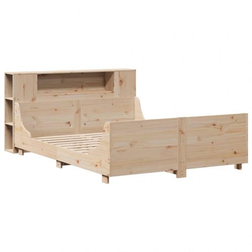 Sengeramme uden madras 120x190 cm massivt fyrretræ