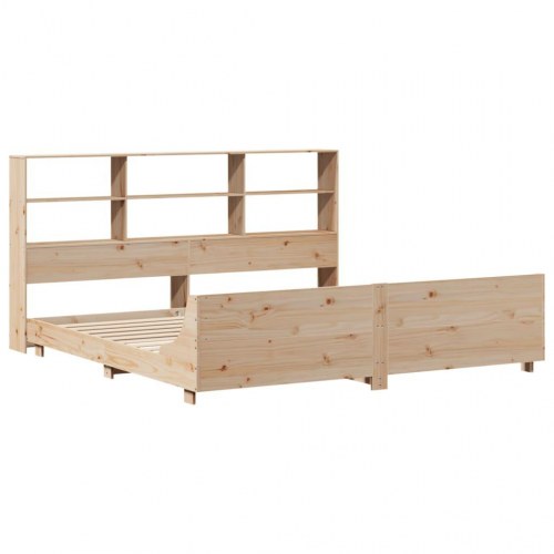 Sengeramme uden madras 180x200 cm massivt fyrretræ