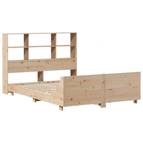 Sengeramme uden madras 140x200 cm massivt fyrretræ