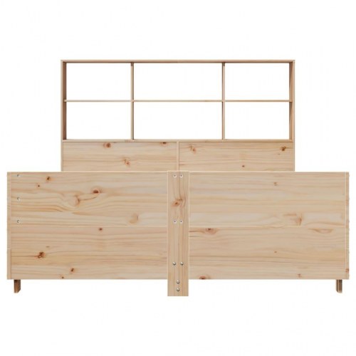 Sengeramme uden madras 140x200 cm massivt fyrretræ