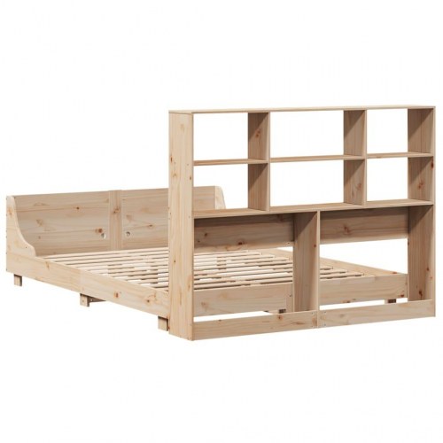Sengeramme uden madras 140x200 cm massivt fyrretræ