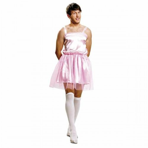 - lyserødt ballerina kostume til voksne, XL