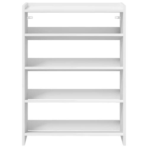 Skoreol 60x25x81 cm konstrueret træ hvid