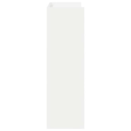 Skoreol 60x25x81 cm konstrueret træ hvid