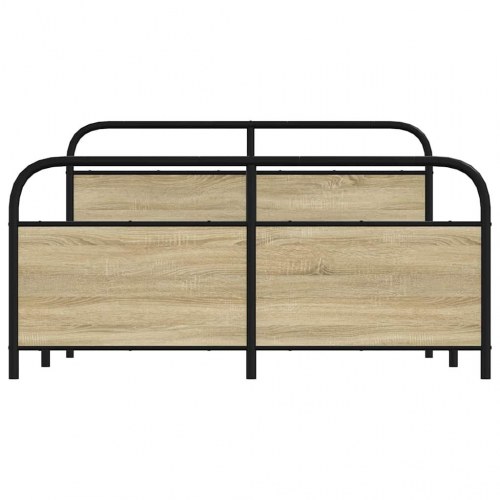 Sengeramme uden madras 160 x 200 cm i metal - sonoma-eg