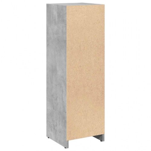 Badeværelsesskab 30×30×95 cm - konstrueret træ, betongrå