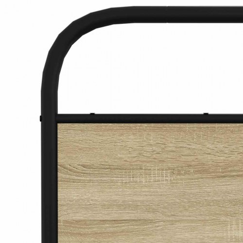 Sengeramme 137 x 190 cm med hoved- og fodgavl - sonoma-eg
