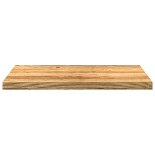 Vindueskarme 2 stk lysebrun 80x40x2 cm massivt egetræ