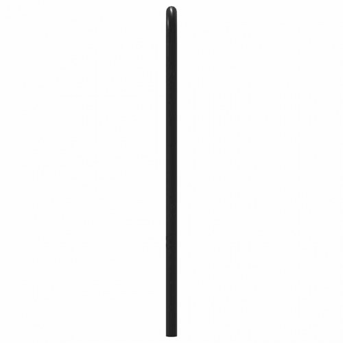 Sengegavl 120 cm i stål og konstrueret træ - sonoma-eg
