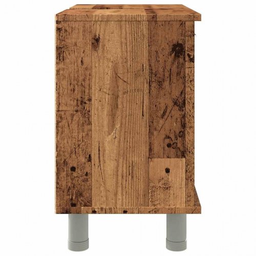 Badeværelsesskab 60×32×53,5 cm - antikt trælook i spånplade