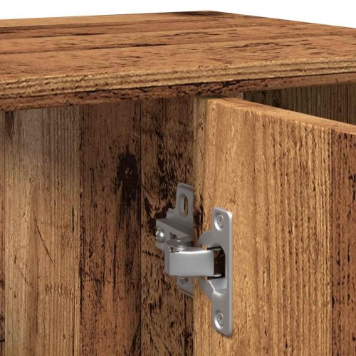 Badeværelsesskab 60×32×53,5 cm - antikt trælook i spånplade