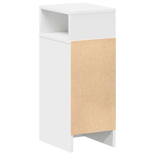 Sengeborde 2 stk. med skuffe 25x31x66 cm hvid