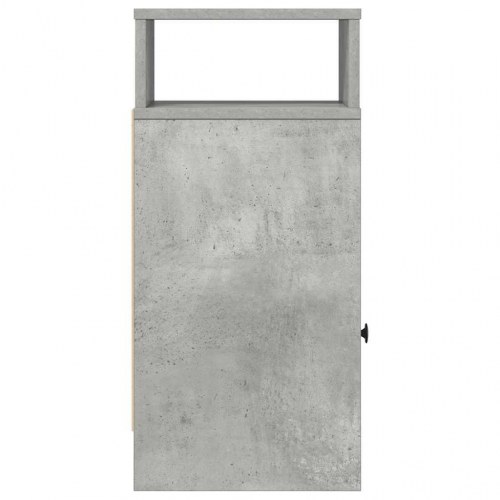 Sengebord med skuffe 25 x 31 x 66 cm - betongrå