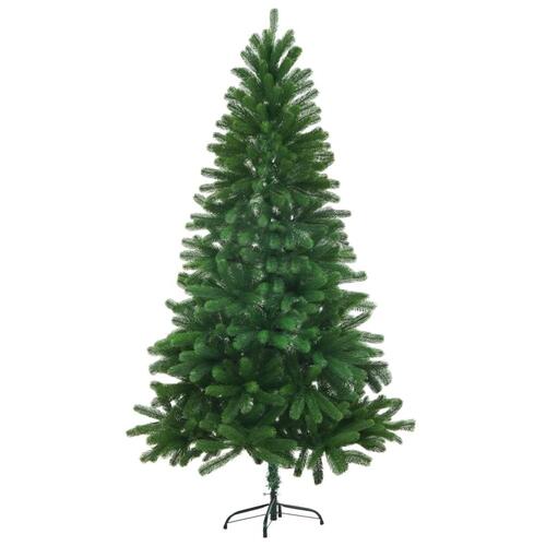 Kunstigt juletræ livagtige nåle 150 cm grøn