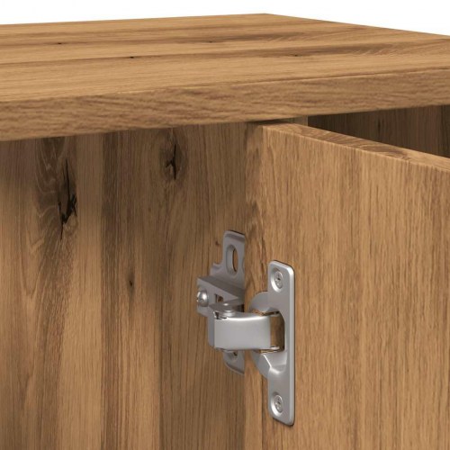Badeværelsesskab 60 × 32 × 53,5 cm - konstrueret træ i kunsteg