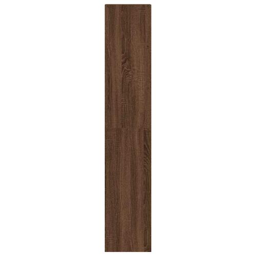 Bogreoler stabelbare 2 stk. 30x30x80 cm brun egetræsfarve