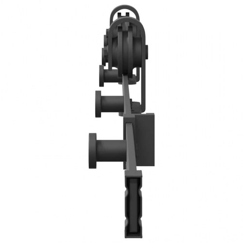 Skinnesæt til skydedør 213 cm stål sort