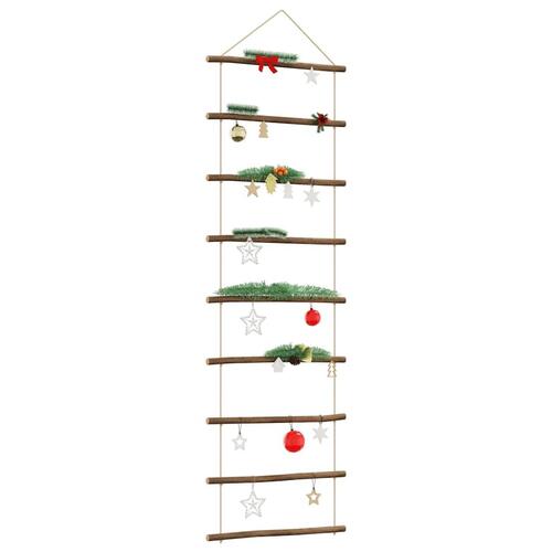 Vægdekoration stigeformet 50x150 cm naturlig gren