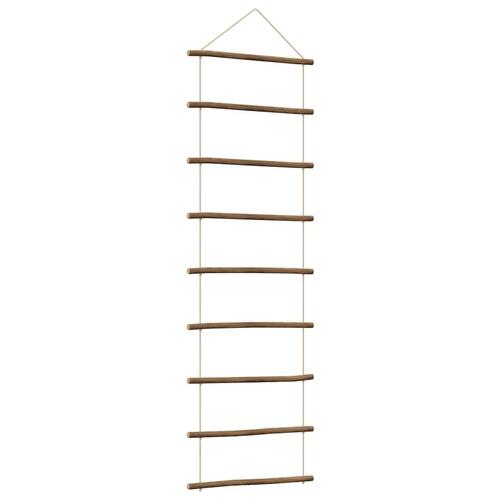 Vægdekoration stigeformet 50x150 cm naturlig gren