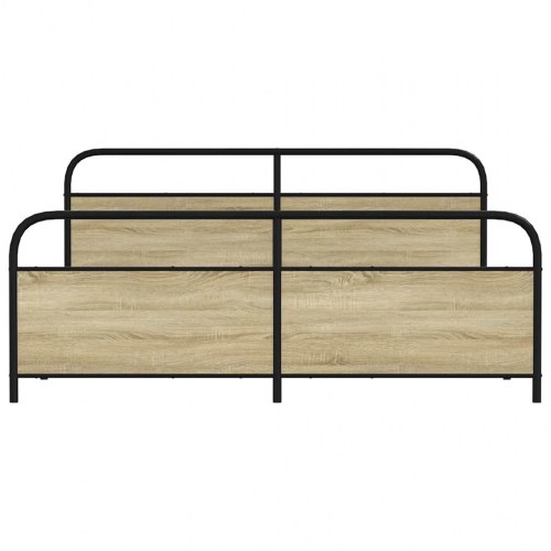 Sengeramme uden madras 200 x 200 cm - sonoma-eg