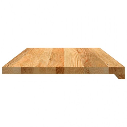 Vindueskarme i massivt egetræ - 2 stk, lysebrun 70×40×2 cm