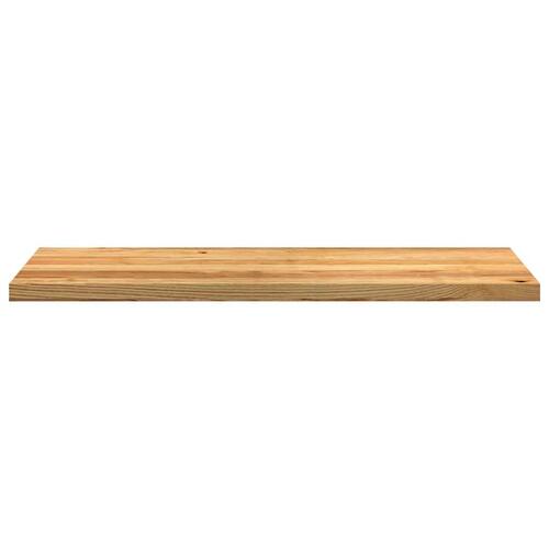 Vindueskarme 2 stk lysebrun 120x40x2 cm massivt egetræ
