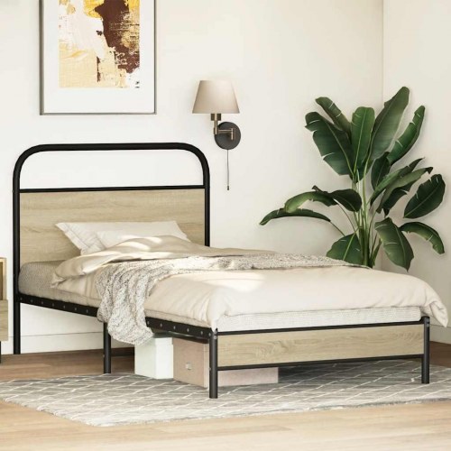 Sengeramme 90 x 200 cm uden madras - sonoma-eg