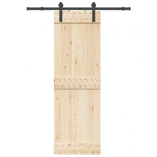Skinnesæt til skydedør 152 cm - sort