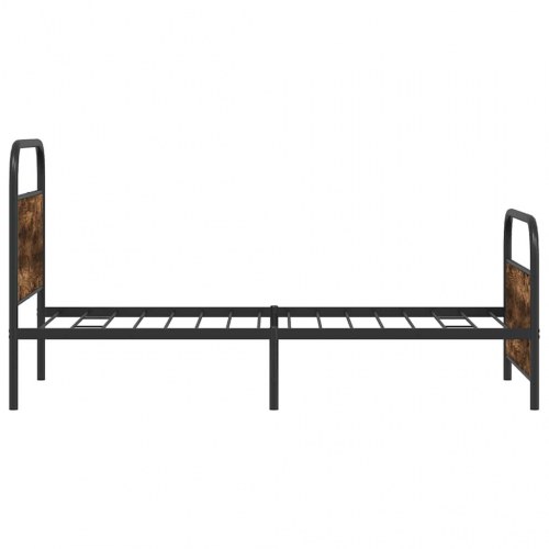 Sengeramme 90 x 200 cm i røget eg - uden madras