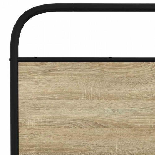 Sengeramme 150 x 200 cm med sengegavl - sonoma-eg