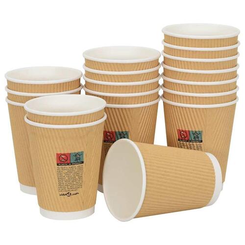 Kaffekopper af papir med låg 1000 stk. 12oz 300ml
