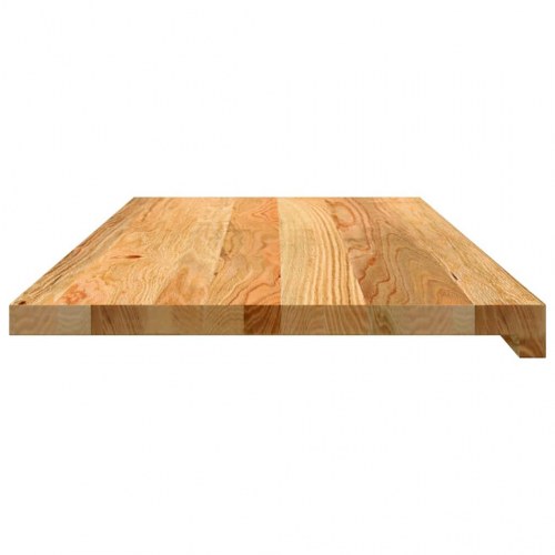 Vindueskarme i massivt egetræ - 2 stk, lysebrun, 90×40×2 cm