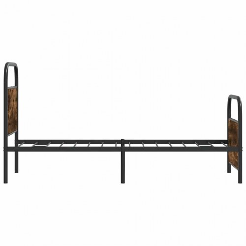 Sengeramme 80 x 200 cm uden madras - røget egetræ