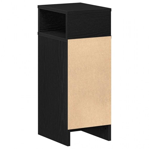 Sengebord med skuffe 25 x 31 x 66 cm - sort