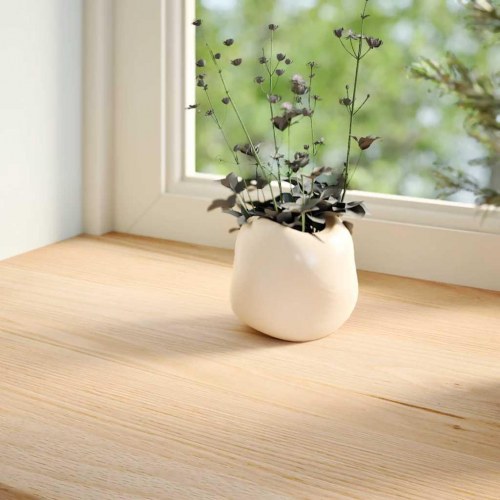 Vindueskarme 2 stk - ubehandlet massivt egetræ 90 × 30 × 2 cm