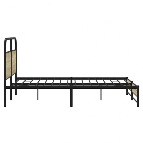 Sengeramme 150 x 200 cm med sengegavl - sonoma-eg