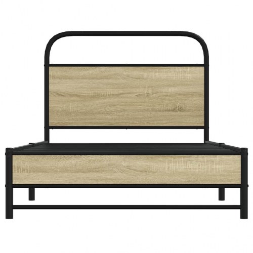 Sengeramme med sengegavl 107 x 203 cm - sonoma-eg