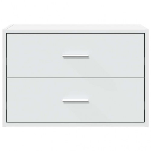 Opbevaringsskab med 2 skuffer 60 x 31 x 40 cm - hvid