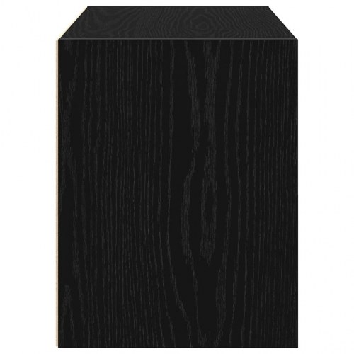 Skuffeskab med 2 skuffer 60 x 31 x 40 cm - sort-eg